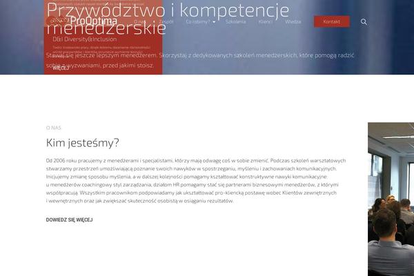 prooptima.pl site used Prooptimav2