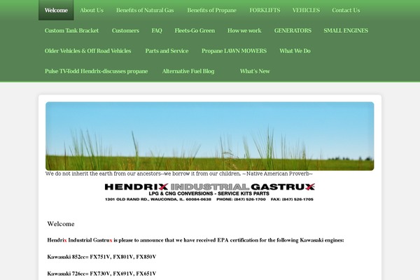 propane-conversions.com site used Hendrix