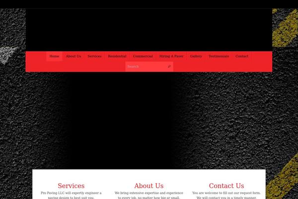 Tempera theme site design template sample