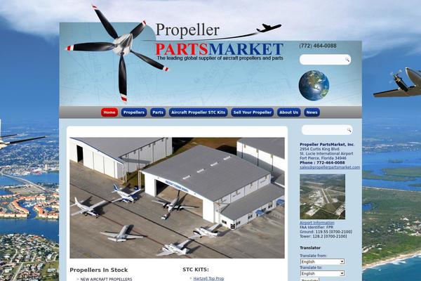 propellerpartsmarket.com site used Partsmarketoutlie1