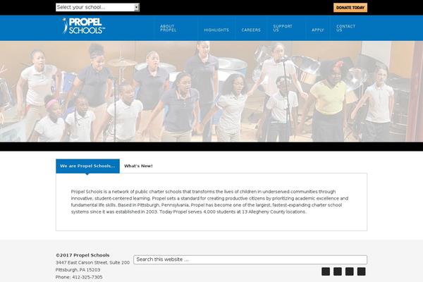 propelschools.org site used Propelschools