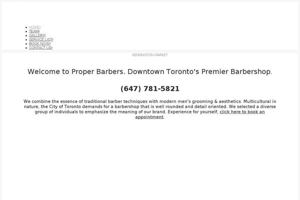 WordPress website example screenshot