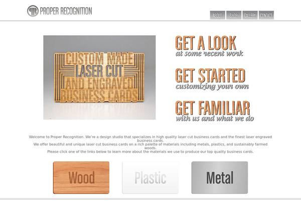 properrecognition.com site used Proper