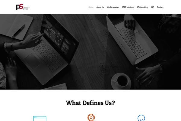 Quezal theme site design template sample