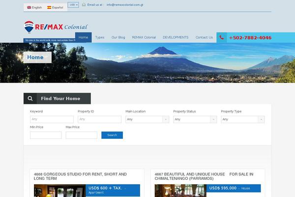 WordPress website example screenshot