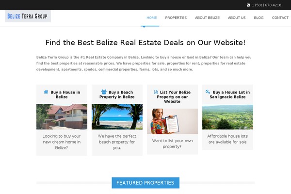 propertiesinbelize.com site used Realproperty