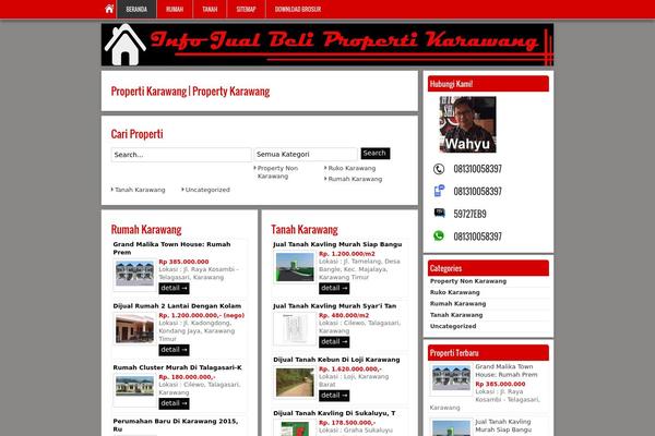 Agenproperti theme site design template sample