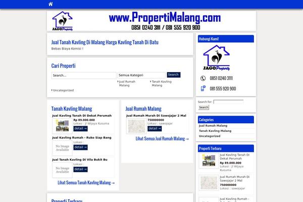 propertimalang.com site used Agenproperti