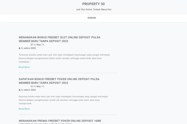 Padma theme site design template sample