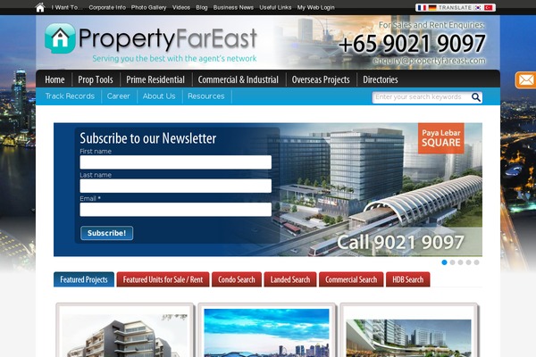 propertyfareast.com site used Customizable_agent_theme03