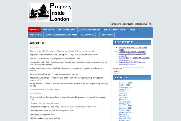 propertyinsidelondon.com site used Columbus