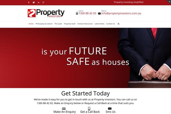 Property theme site design template sample