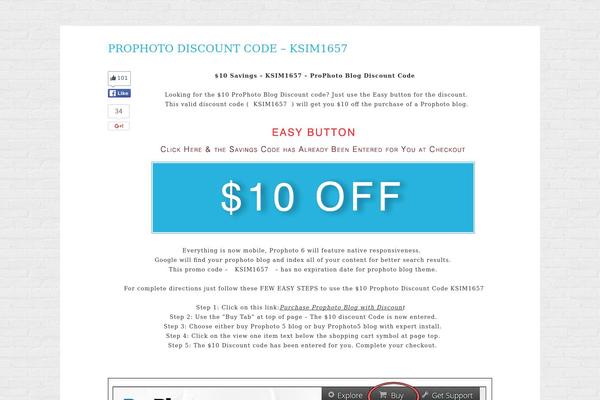 WordPress website example screenshot