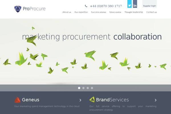 proprocure theme websites examples