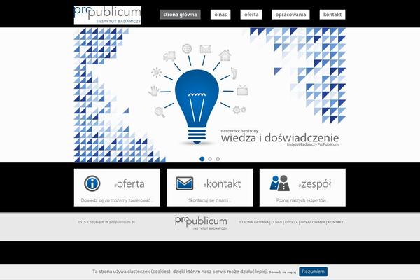 propublicum.pl site used Wp1