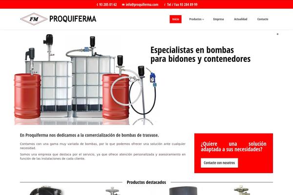 proquiferma.com site used Proquiferma-child