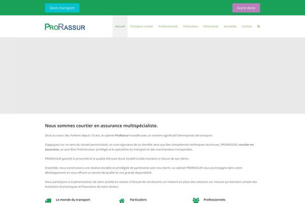 prorassur.fr site used Total