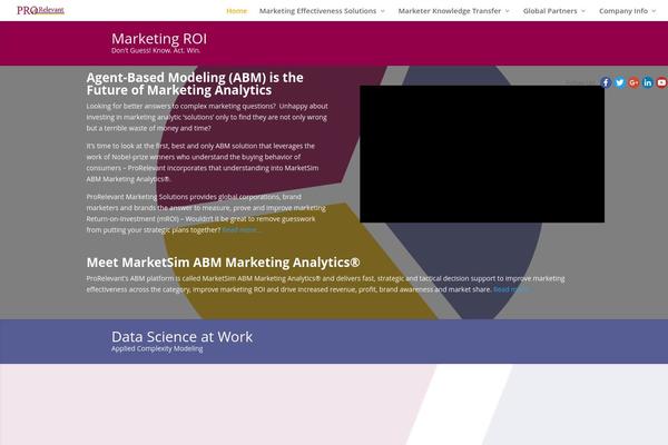 Divi theme site design template sample