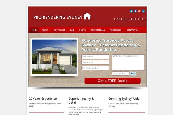 prorendersydney.com.au site used Local Business