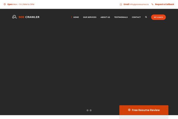 SEOCrawler theme site design template sample