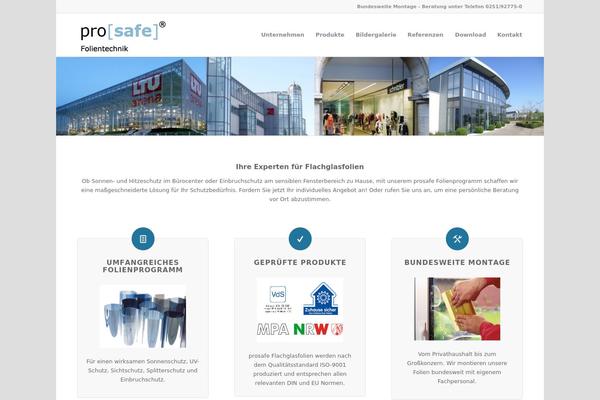 Enfold theme site design template sample