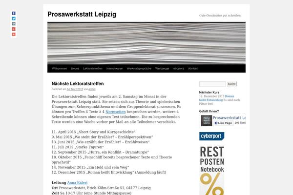 Twenty Ten theme site design template sample