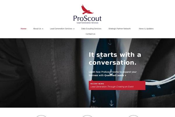 proscoutleadgeneration.com site used Proscout