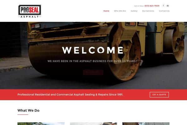 Construction theme site design template sample