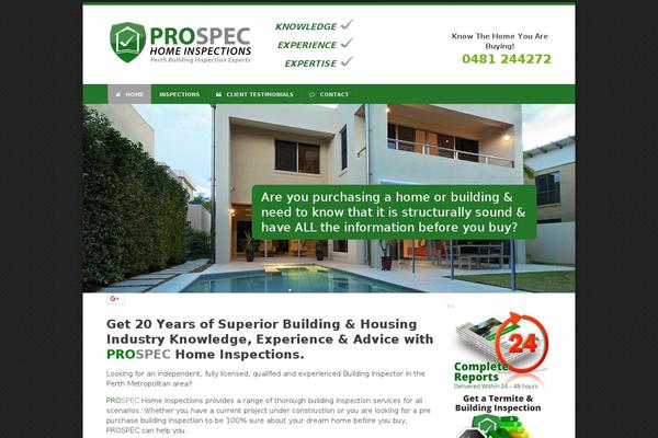 prospechomeinspections.com.au site used Business Box