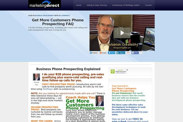 prospectingb2b.com site used Wp-aire-prem