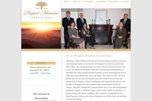 prospectmemorial.com site used Prospectmemorial_template