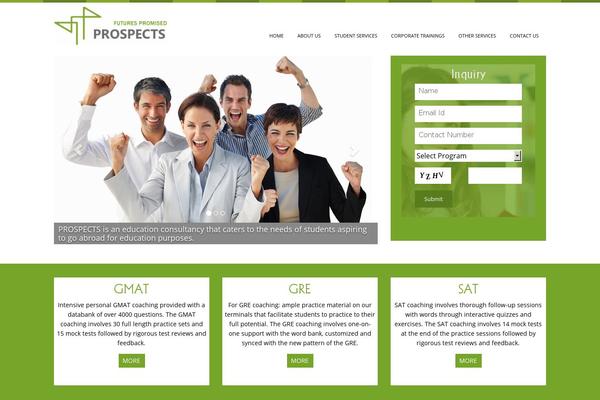 prospects.co.in site used Prospects