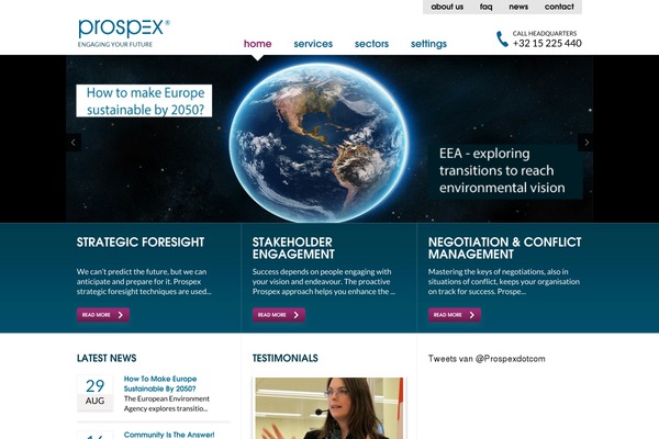 prospex.com site used Prospex