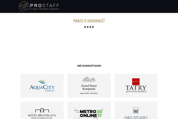 prostaff.cz site used Prostaff