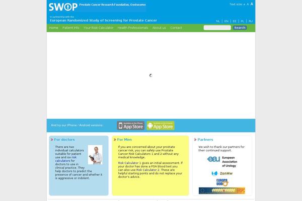 prostatecancer-riskcalculator.com site used Wpbasis