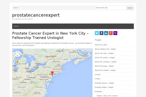 prostatecancerexpert.com site used NewsPlus