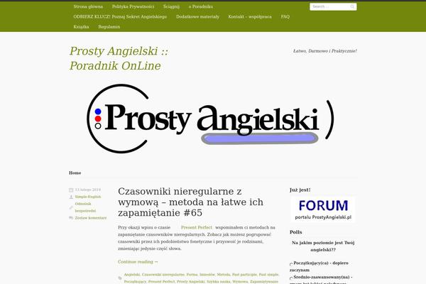 prosty-angielski.pl site used Rumput-hijau