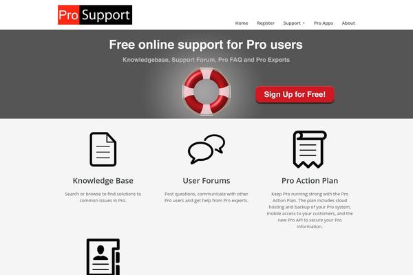 Support Desk theme site design template sample