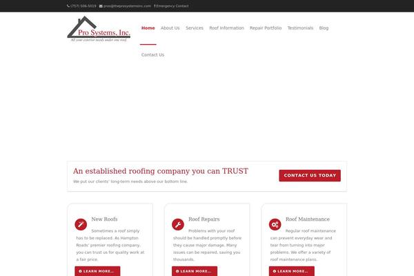 prosystemsroofing.com site used Prosystems