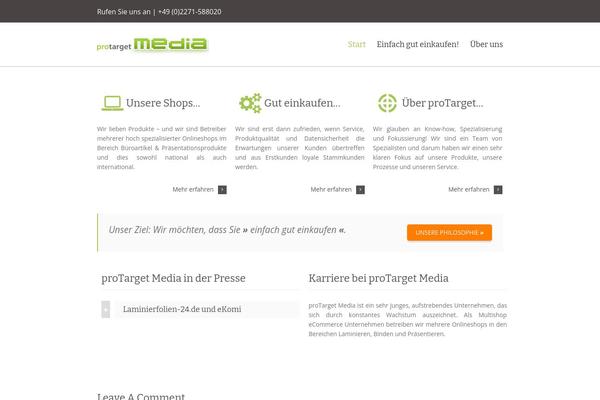 protarget-media.de site used Energy