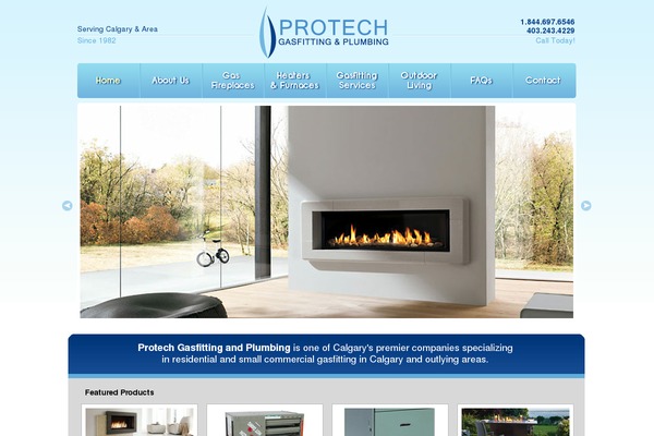 Protech theme site design template sample