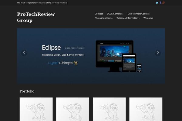 eClipse theme site design template sample