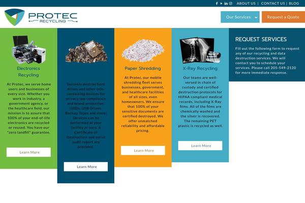 Site using ShiftNav - Responsive Mobile Menu plugin