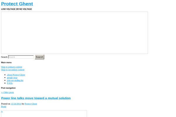 WordPress website example screenshot