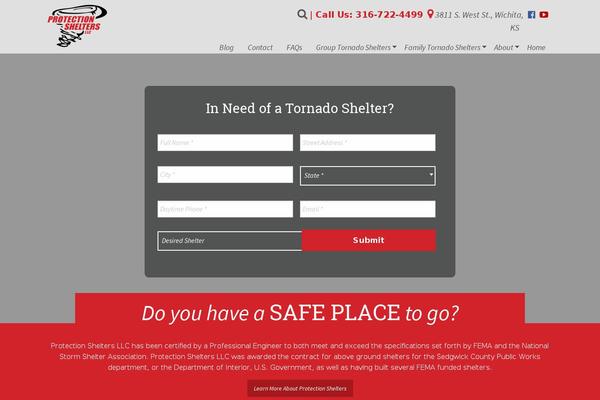 protectionshelters.com site used FoundationPress