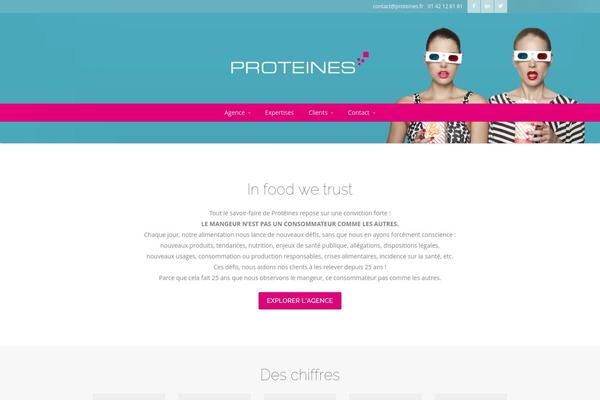proteines.fr site used Metrolium