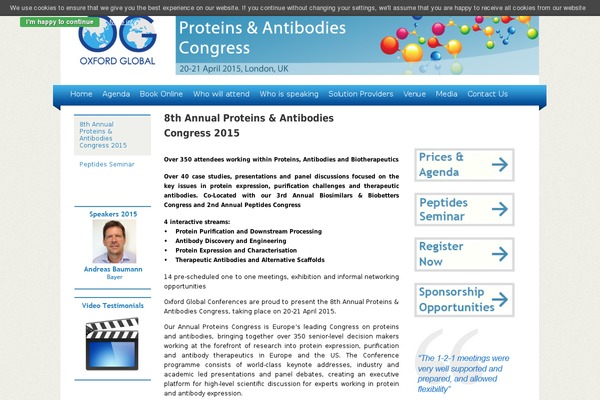 proteins-congress.com site used Oxfordglobal
