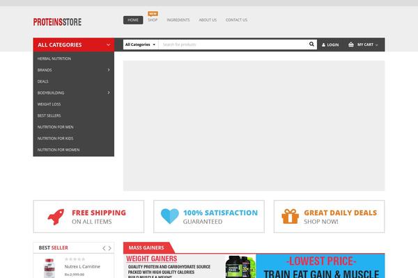 Sw_maxshop theme site design template sample
