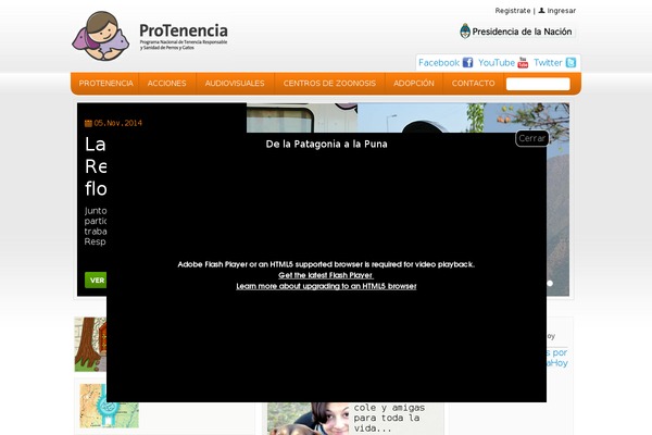 protenencia.gob.ar site used Protenencia-v3.6.3