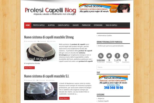 Jarida theme site design template sample